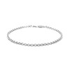 2.3mm 14k White Gold Rolo Bracelet