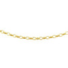 3.2mm 14k Yellow Gold Oval Rolo Bracelet