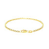 2.3mm 14k Yellow Gold Rolo Bracelet