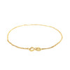 14k Yellow Gold Singapore Bracelet 1.0mm
