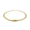 3.2mm 10k Yellow Gold Mariner Link Anklet