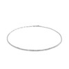 14k White Gold Sparkle Anklet 1.5mm