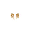 14k Yellow Gold Polished Round Stud Earrings(3mm)