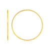 Endless Hoop Style Earrings in 14K Yellow Gold(1.2x35mm)