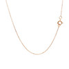 14k Rose Gold Diamond Cut Cable Link Chain 0.7mm