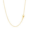 14k Yellow Gold Round Cable Link Chain 1.2mm