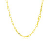 14K Yellow Gold Paperclip Chain (2.5mm)