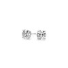 1 1/2 cttw Certified IGI Lab Grown Round Diamond Stud Earrings 14k White Gold (G/VS2)