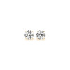 1 cttw Certified IGI Lab Grown Round Diamond Stud Earrings 14k Yellow Gold (G/VS2)