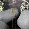 18K Yellow Gold Fine Paperclip Chain (1.50 mm)