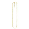 Endless Adjustable Box Chain in 14k Yellow Gold (0.95 mm)