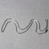 18k White Gold Diamond Cut Cable Link Chain (1.40 mm)