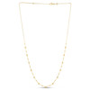 14k Yellow Gold Bead Necklace