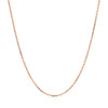 18k Rose Gold Diamond Cut Cable Link Chain (1.10 mm)
