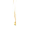 14k Yellow Gold Panther Head Necklace