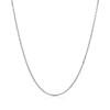 18k White Gold Diamond Cut Cable Link Chain (1.10 mm)