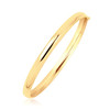 14k Yellow Gold Dome Design Polished Children's Bangle