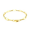 14K Yellow Gold Bold Paperclip Chain Bracelet
