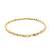 3.0mm 14k Yellow Gold Solid Diamond Cut Rope Bracelet