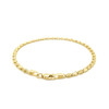 2.9mm 14k Yellow Gold Heart Bracelet