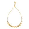 Adjustable Chain Bracelet in 14k Yellow Gold