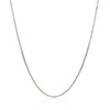 14k White Gold Octagonal Box Chain 1.0mm
