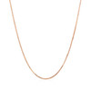 14k Rose Gold Classic Box Chain 0.8mm
