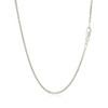 14k White Gold Diamond Cut Cable Link Chain 1.5mm