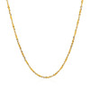 14k White and Yellow Gold Two Tone Sparkle Chain 1.5mm
