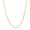 14k Yellow Gold Adjustable Box Chain 1.1mm