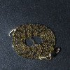 14k Yellow Gold Diamond-Cut Alternating Bead Chain 1.2mm