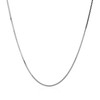 14k White Gold Classic Box Chain 0.8mm