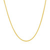 14k Yellow Gold Diamond Cut Round Wheat Chain 1.1mm