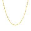 14k Yellow Gold Diamond Cut Cable Link Chain 1.5mm