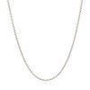 14k White Gold Round Cable Link Chain 1.9mm