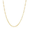 14K Yellow Gold Wide Paperclip Chain (3.3mm)