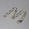 Bar Links Pendant Chain in 14k Two Tone Gold (1.4mm)