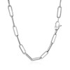 14k White Gold Bold Paperclip Chain (4.2 mm)