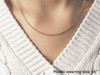 18k Yellow Gold Round Cable Link Chain 1.5mm