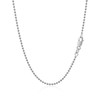 14k White Gold Bead Chain 1.5mm
