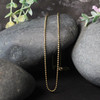 14k Yellow Gold Bead Chain 1.5mm