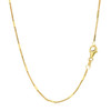 Diamond Cut Bar Links Pendant Chain in 14k Yellow Gold (1.3mm)