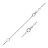 Extendable Cable Chain in 14k White Gold (1.5mm)
