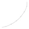 14k White Gold Necklace with White Pearls