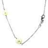 14k White Gold Necklace with White Pearls