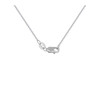 Diamond Inverted Triangle Pendant in 14k White Gold
