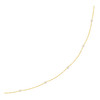 14k Yellow Gold Necklace with White Pearls