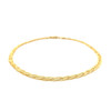 3.5mm 14k Yellow Gold Braided Bracelet