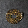 14k Yellow Gold Diamond-Cut Alternating Bead Chain 1.5mm