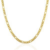 3.5mm 14k Yellow Gold Lite Figaro Chain